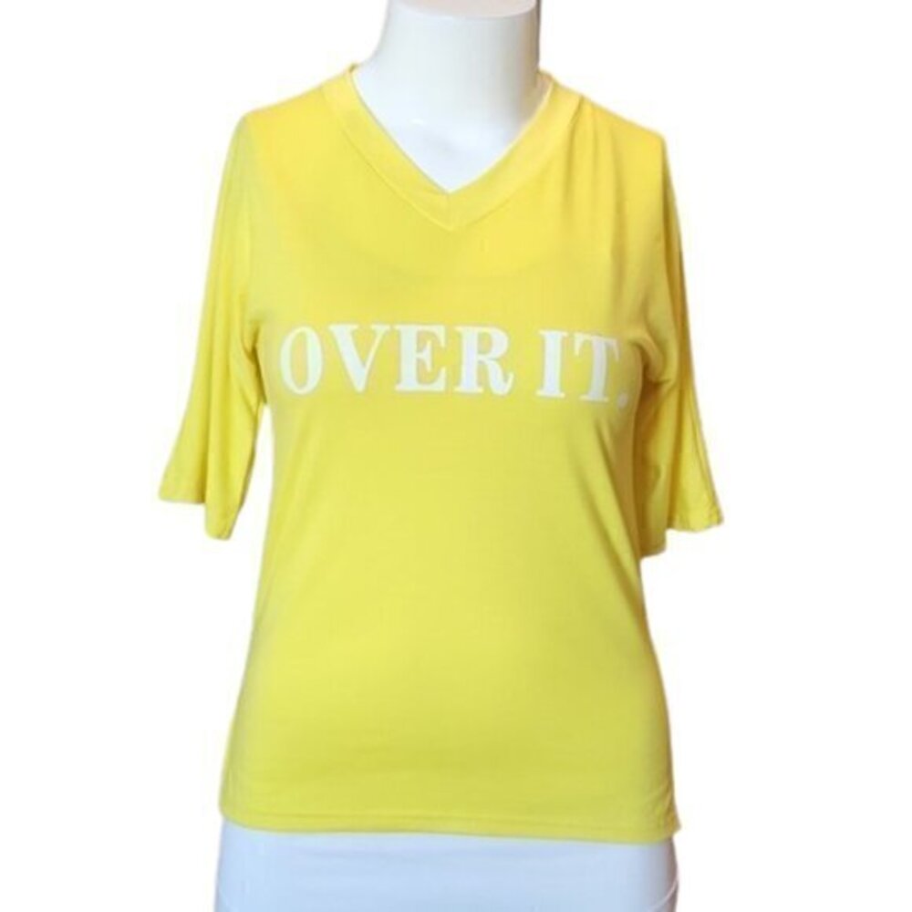 Yellow Over It 2 Piece Shorts Set - Size S